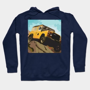 Landrover Defender Classic at the Blue Rag Range Track, Australia Hoodie